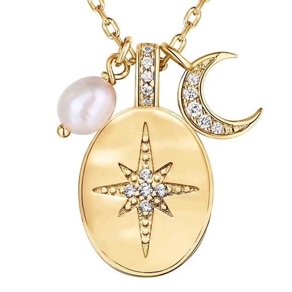 14K Gold Boho Star ✨Pendant - Picture 3 of 4